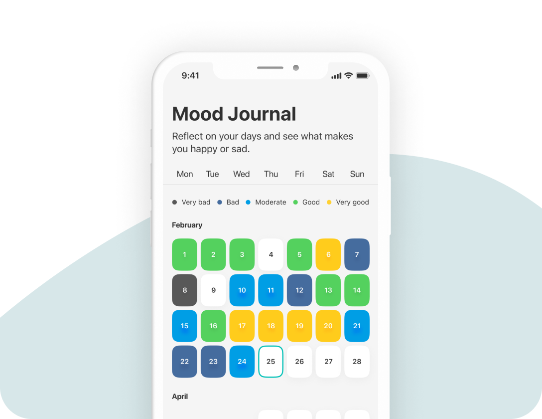 Sensa app mood journal